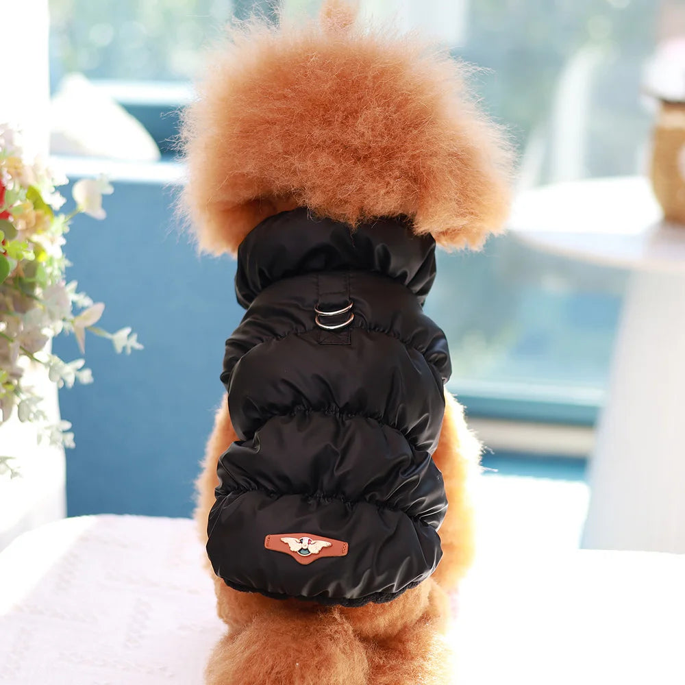 Soft Warm Dog Clothes Winter Padded Puppy Cat Coat Jacket For Small Medium Dogs Chihuahua French Bulldog Poodle Vest Pet Outfit Pi-Mart