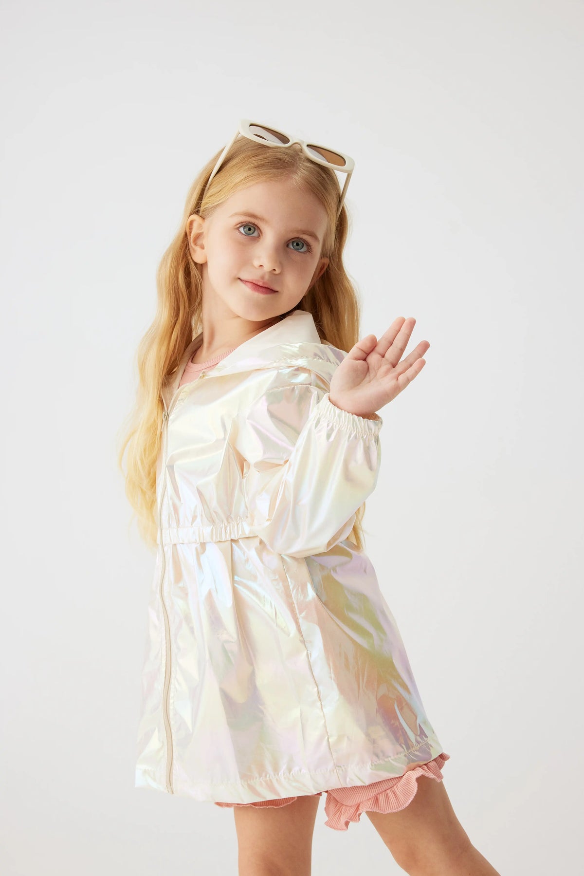 Girl's Spring and Autumn Children's Light and Thin Breathable Zipper Coat Jacket for Boys and Girls Fashion Thin Jacket Pi-Mart