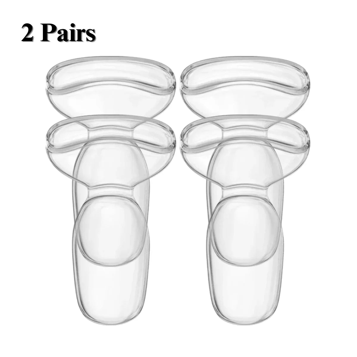 Soft Silicone Heel Grips Anti-Chafing Heel Protectors Cushion Pads for Women High Heels Comfortable Half Size Shoe Inserts LadyShow.Store