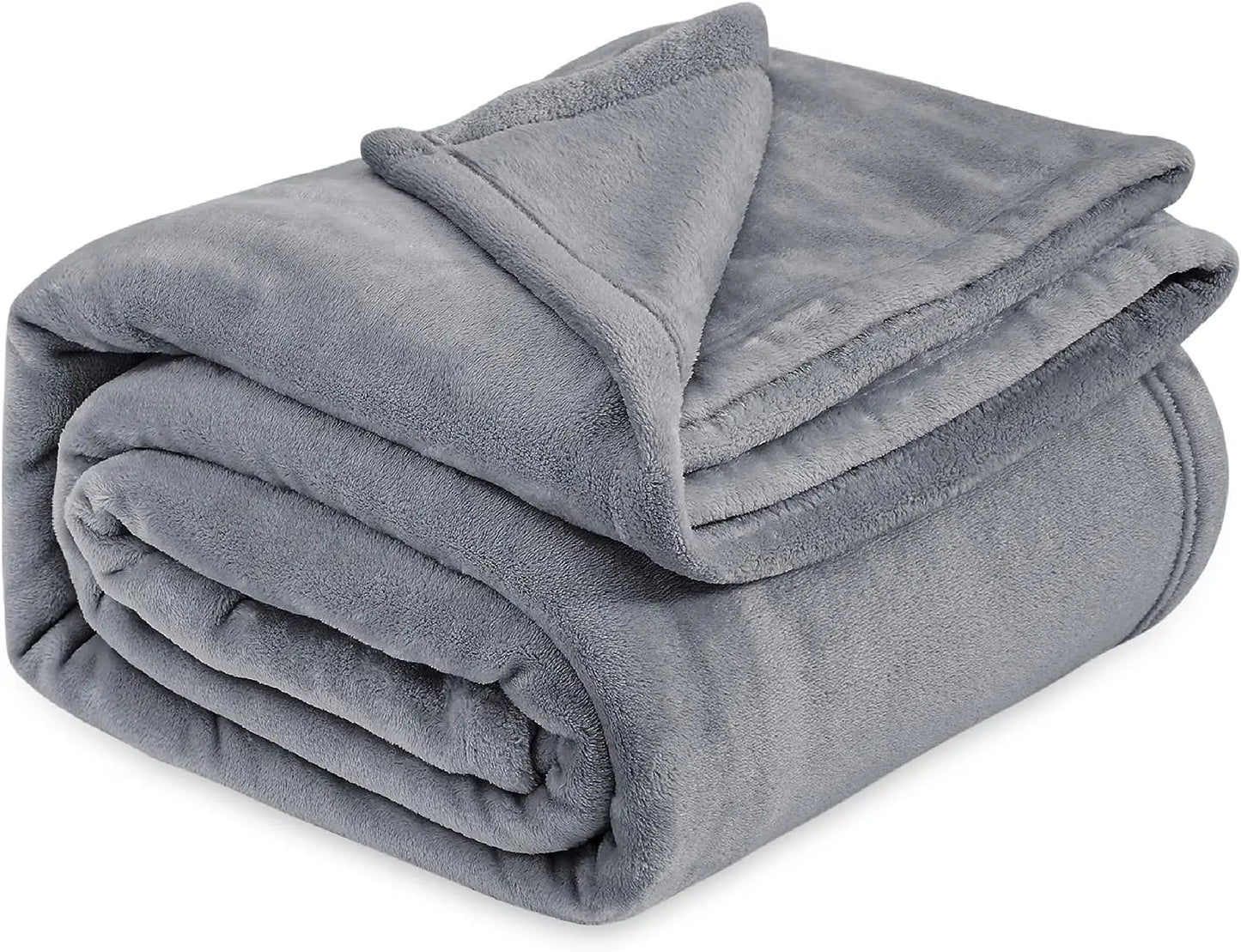 Fleece Blanket Queen Blanket Black - Bed Blanket Soft Lightweight Plush Fuzzy Cozy Luxury Microfiber Pi-Mart