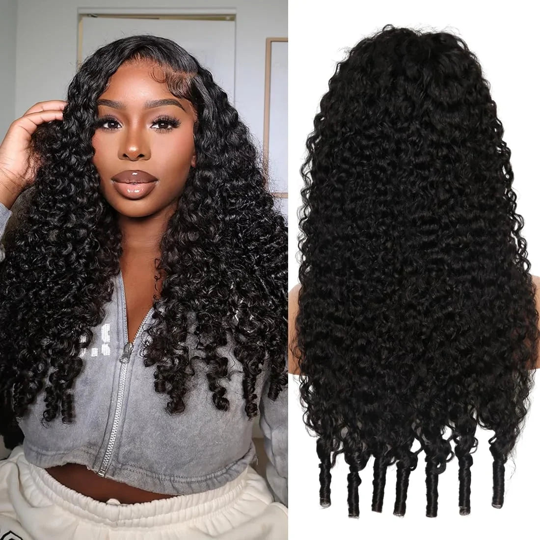 13x6 Lace Frontal Wig 200% Density Burmese Curly Wig Human Hair 13x4 HD Transparent Pre Plucked Burmese Virgin Human Hair Wigs LadyShow.Store