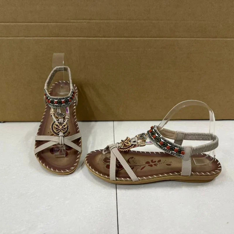 Women's Sandals Bohemian Sandals Outdoor Soft Sole Beach Sandals Platform Lightweight Women Casual Shoes Flat Plus Size Sandal LadyShow.Store
