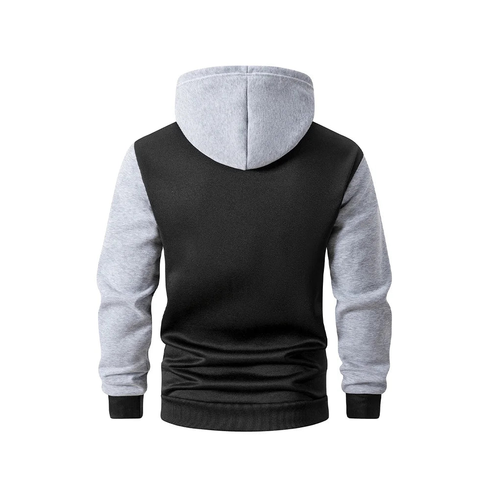 Autumn Men's Hoodies Jackets Long Sleeve Sweatshirt Oversized Hoodie Zip Up Jackets Male Hoodies Casual Jacket Sportswear Pi-Mart