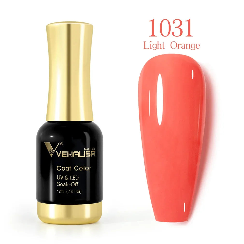 VENALISA Nail Gel Varnish TPO FREE Soak Off UV LED Organic Odorless Enamels Nail Art Colors 12ml 120Colors UV Gel Nail Polish Tri Light Beauty