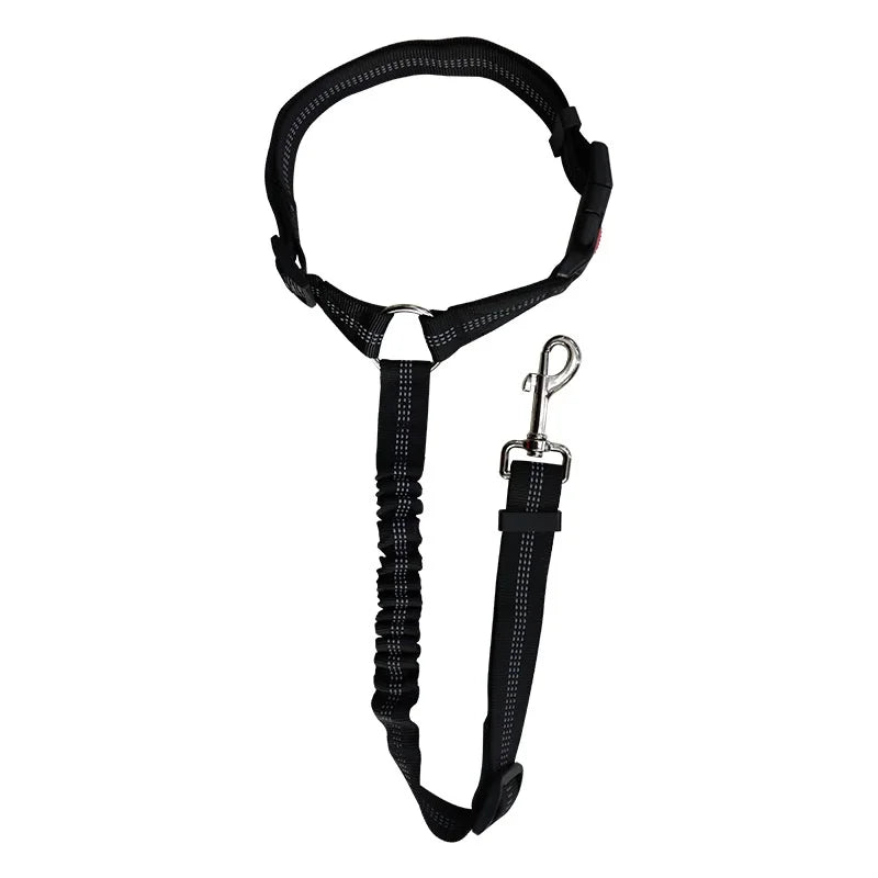 Reflective Pet Dog Car Seat Belt Puppy Collar Walking Travel Car Accessories Cat Leash Harness for Small Dogs Pet Car Supplies Pi-Mart