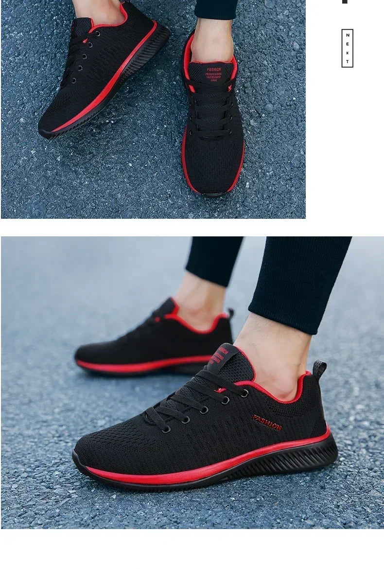 2026 Men Running Walking Knit Shoe Casual Sneakers Breathable Sports Running Athletic Gym Lightweight Outdoor Women Shoes Size Pi-Mart
