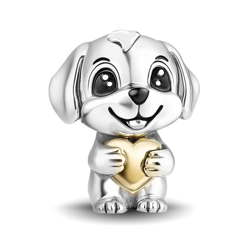 925 Sterling Silver Sunglasses Duck Puppy Cooking Mouse Bead Diy Bracelet Bangle Making Gift Of High Quality Fine Jewelry Pi-Mart