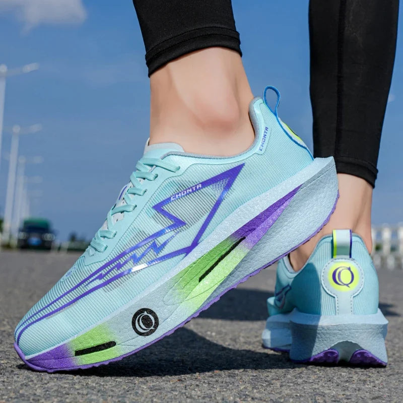 Men's Fashionable Casual Comfortable Sports Running Shoes - Breathable Fabric Upper, Non-Slip, Wear-Resistant, Shock-Absorbing Sole, Round-Toe Lace-Up Casual Running Shoes, Suitable for All Seasons LadyShow.Store