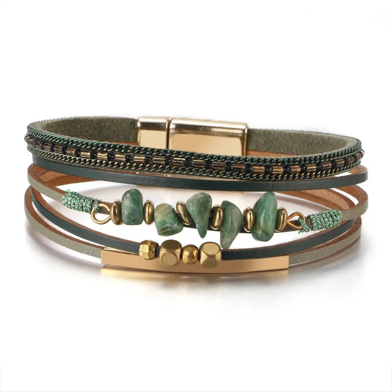 Bohemian Cowboy Chic Cross Bracelet Western Jewelry For Women Christian Bracelets Religious Bracelets Pi-Mart