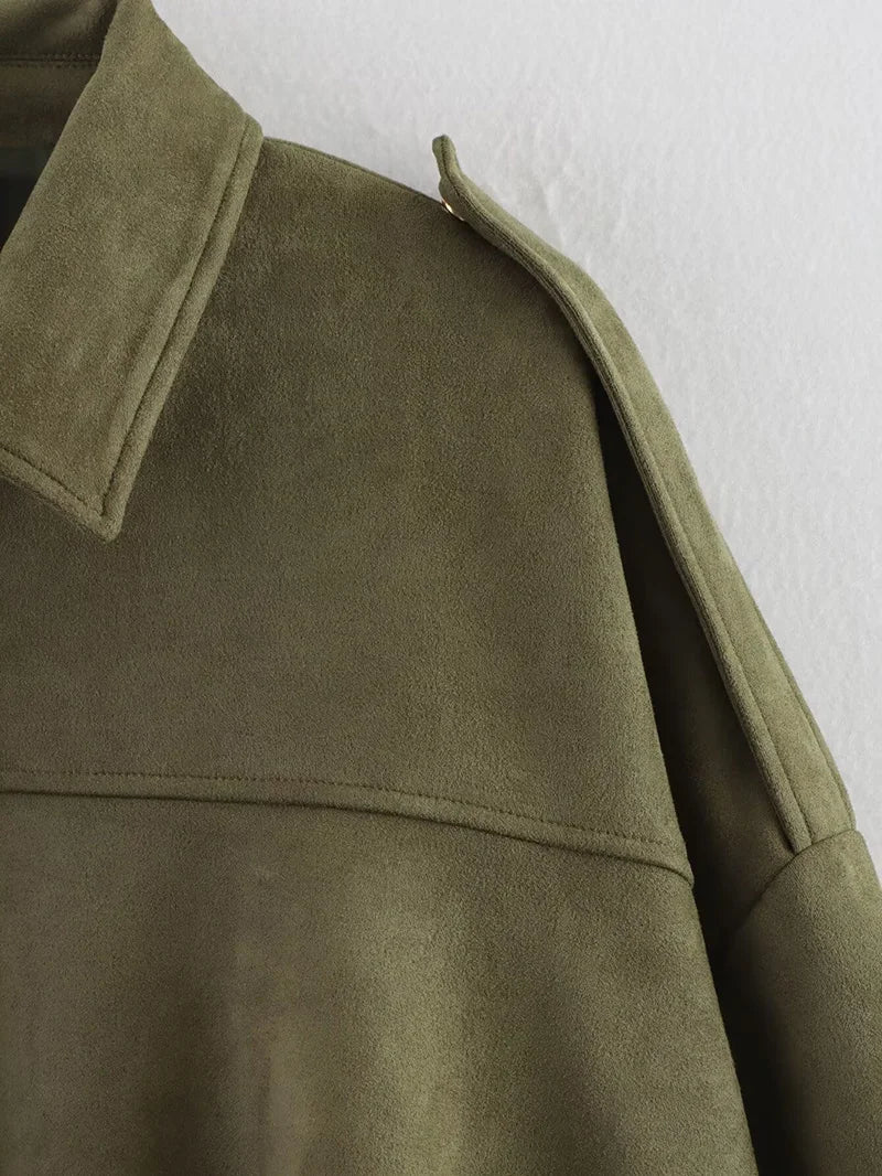 Women's Autumn Jacket Fashion Bomber Jackets Coats Winter Women's Coat Loose Women Jacket Vintage New Outerwear Pi-Mart