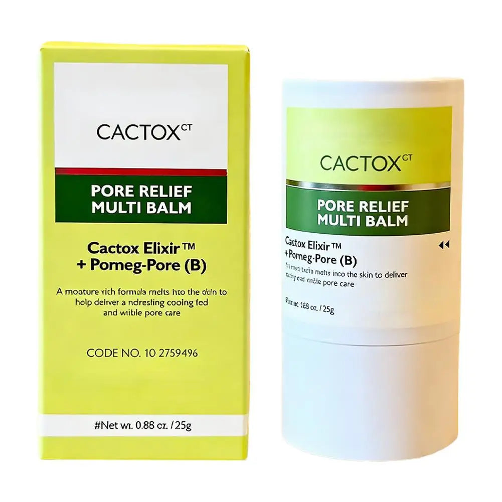CACTOX Pore Relief Multi Balm 25g - Cactox Elixir & Pomeg-Pore Formula, Cooling Soothing Moisturizing Balm for Pore Care Pi-Mart