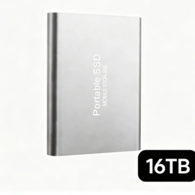 Portable External SSD, 1TB-16TB Large Capacity USB3.1 High Speed Solid State Drive, Lightweight Storage for Laptop, Desktop, Mac Pi-Mart