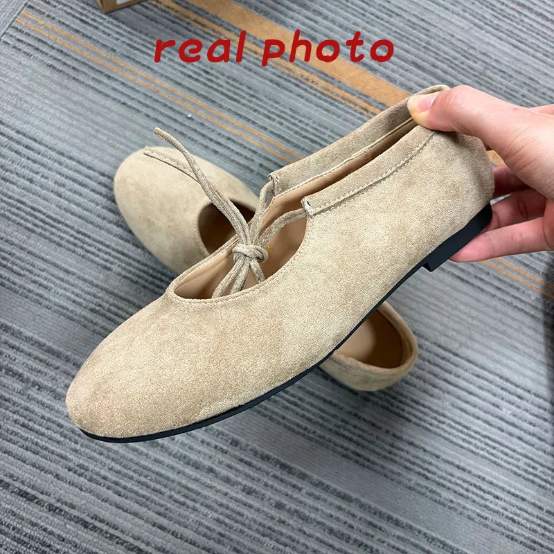 Fashion Butterfly-Knot  Women Flats With Shoes Casual Female Soft Footwear Round Toe Ladies Flats Slip On Shoes Pi-Mart