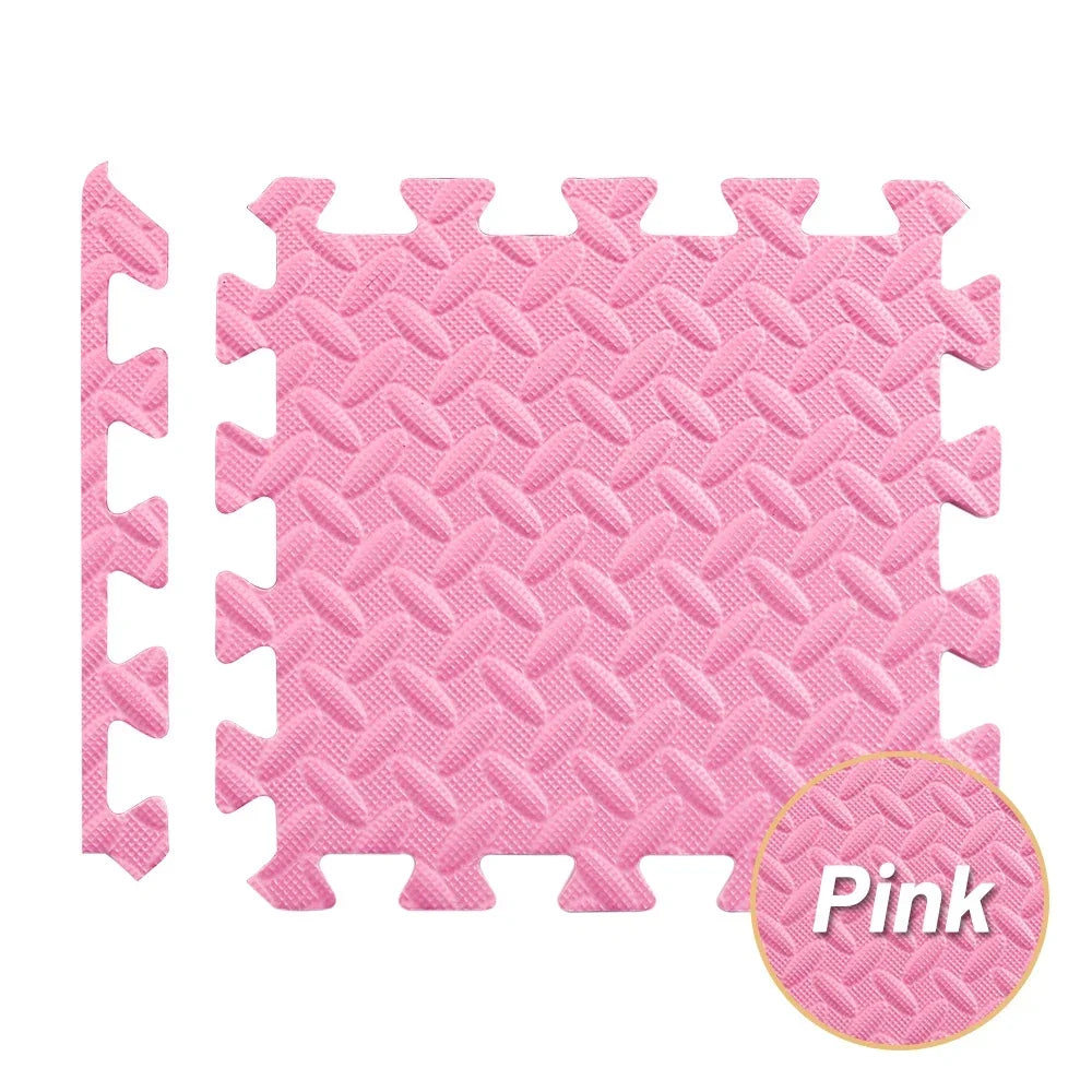 4~20Pcs Puzzle Fitness Mat, Eva Interlocking Foam Floor Tiles for Home Gym, Home Gym Equipment Mat, Non-Slip Floor Mat for Kids Pi-Mart