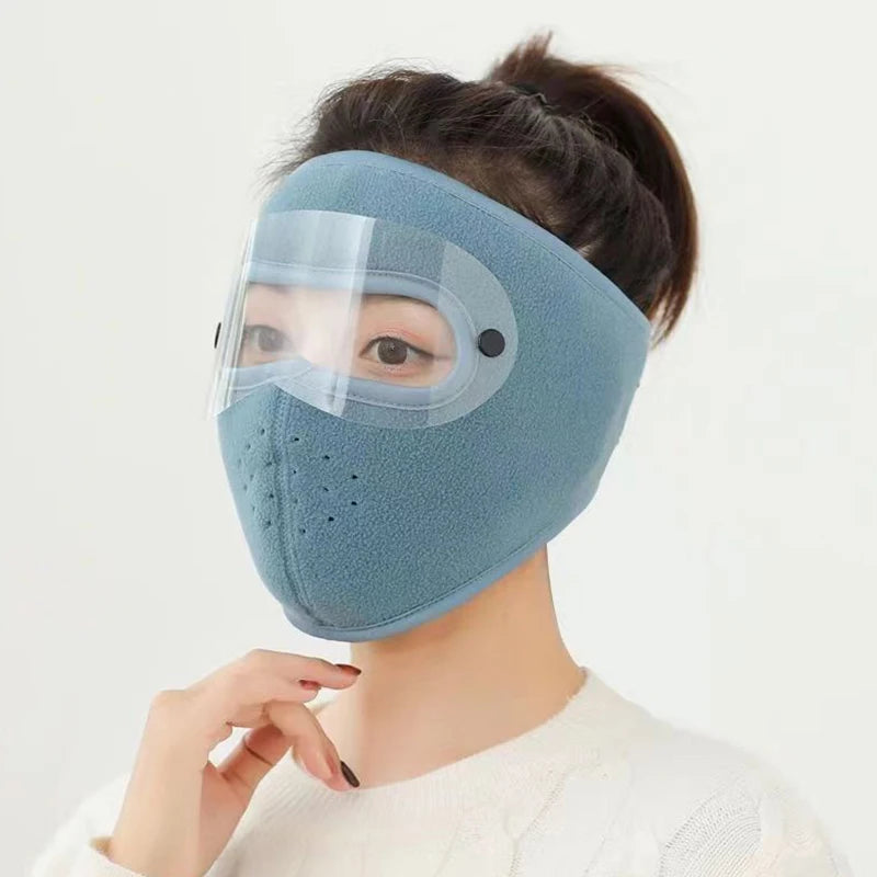 Winter Cycling Face Mask Windproof Men Women For Skiing Snowboarding Motorcycle Outdoor Sports Balaclava Cap Warmer Breathable Pi-Mart