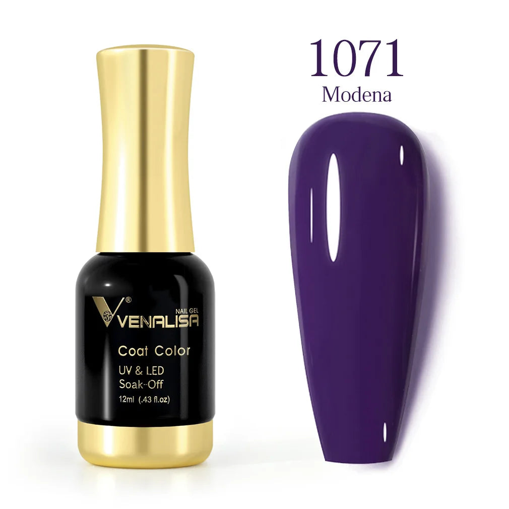 VENALISA Nail Gel Varnish TPO FREE Soak Off UV LED Organic Odorless Enamels Nail Art Colors 12ml 120Colors UV Gel Nail Polish Tri Light Beauty