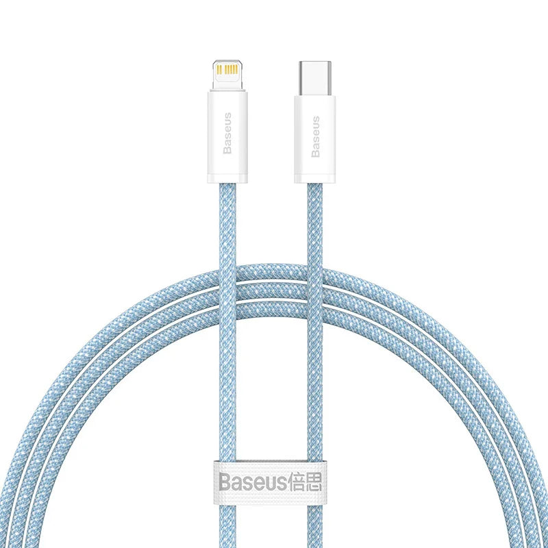 Baseus USB C Cable For IPhone 14 13 12 11 Pro Max Xs Plus 20W 30W Fast Charging Cable Type C Data Wire For ipad Macbook Pi-Mart