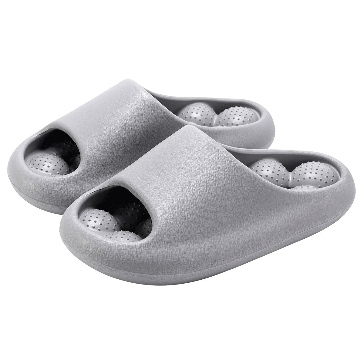 TZLDN Ergonomic EVA Unisex Bathroom Slippers Water-Leakage-Proof Massage Indoor Slippers Comfortable Breathable Casual Slippers LadyShow.Store
