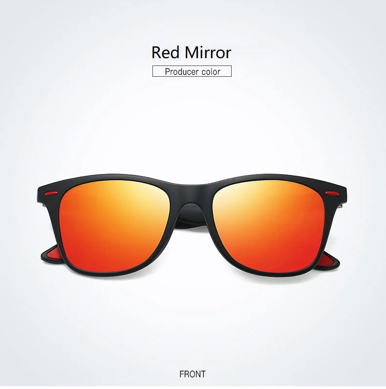 1-2-3PCS Fashion Vintage Square Unisex Driving Fishing Sunglasses Men Women Luxury Brand Designer Sun Glasses Anti-Glare Eyewear Pi-Mart