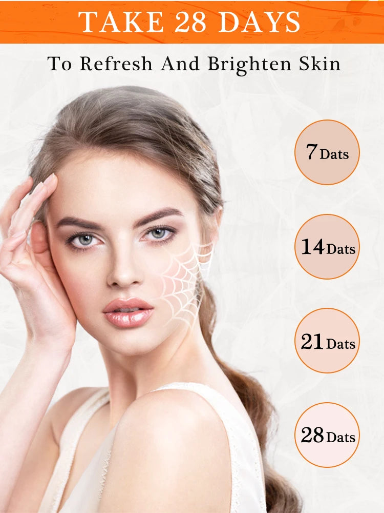 JoyPretty Vitamin C Face Cream Whitening Hyaluronic Acid Moisturizing Dark Spot Remover Brightening Facial Cream Skin Care 50g Pi-Mart