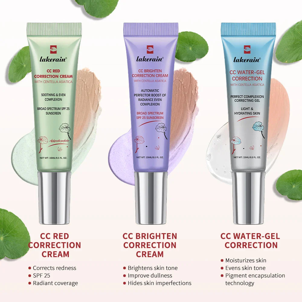 CC Cream Color Changing Liquid Foundation Centella Korean High Coverage Foundation Foundation Cream for Face Base Makeup LadyShow.Store
