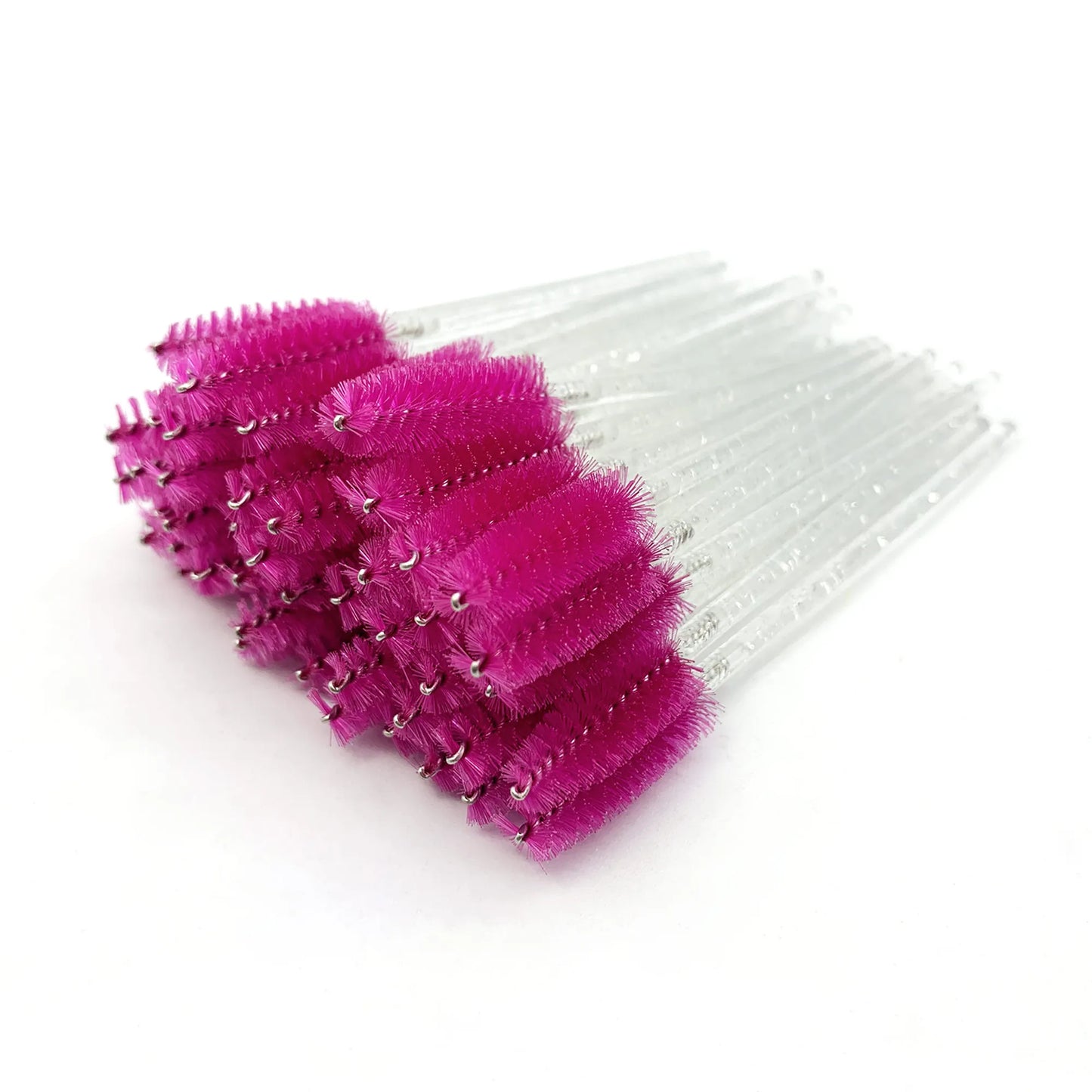 Disposable Eyelashes Brushes Crystal Diamond Handle Lash Brush Eyebrow Mascara Wands Eyelash Extension Supplies Makeup Tools Pi-Mart
