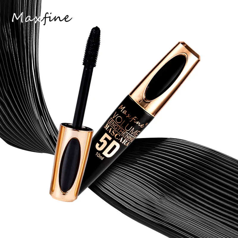 5D Silk Mascara with Big Eyes, Strong and Lasting Black Content and Length, Waterproof and Non-caking, and Prolonged Mascara. LadyShow.Store