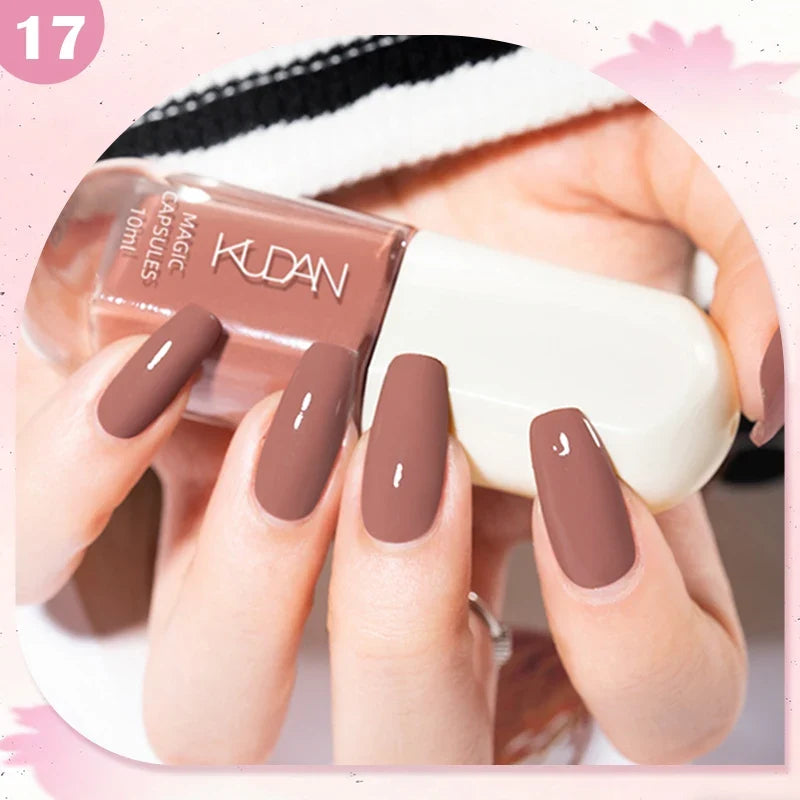 10ml Water-Based Peel Off Nail Polish 40 Colors Long Lasting Quick Drying No Need of Lamp to Cure Nail Supplies Manicure Nails Tri Light Beauty
