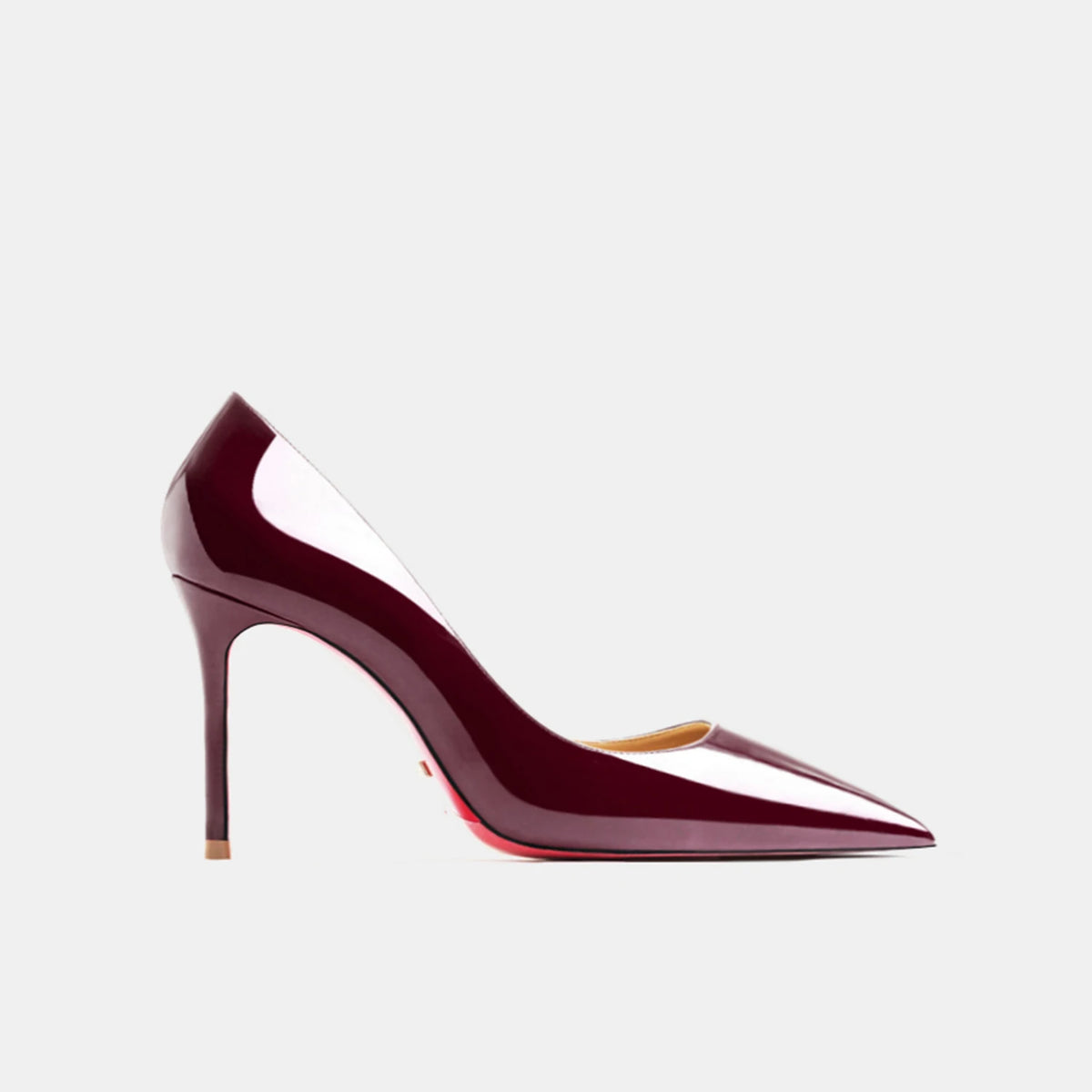 Women heels 2026 leather Heels for women Luxury Brand Pumps Red sole Pointed Toe High Heels Elegant Stiletto Ladies Prom Shoes Pi-Mart