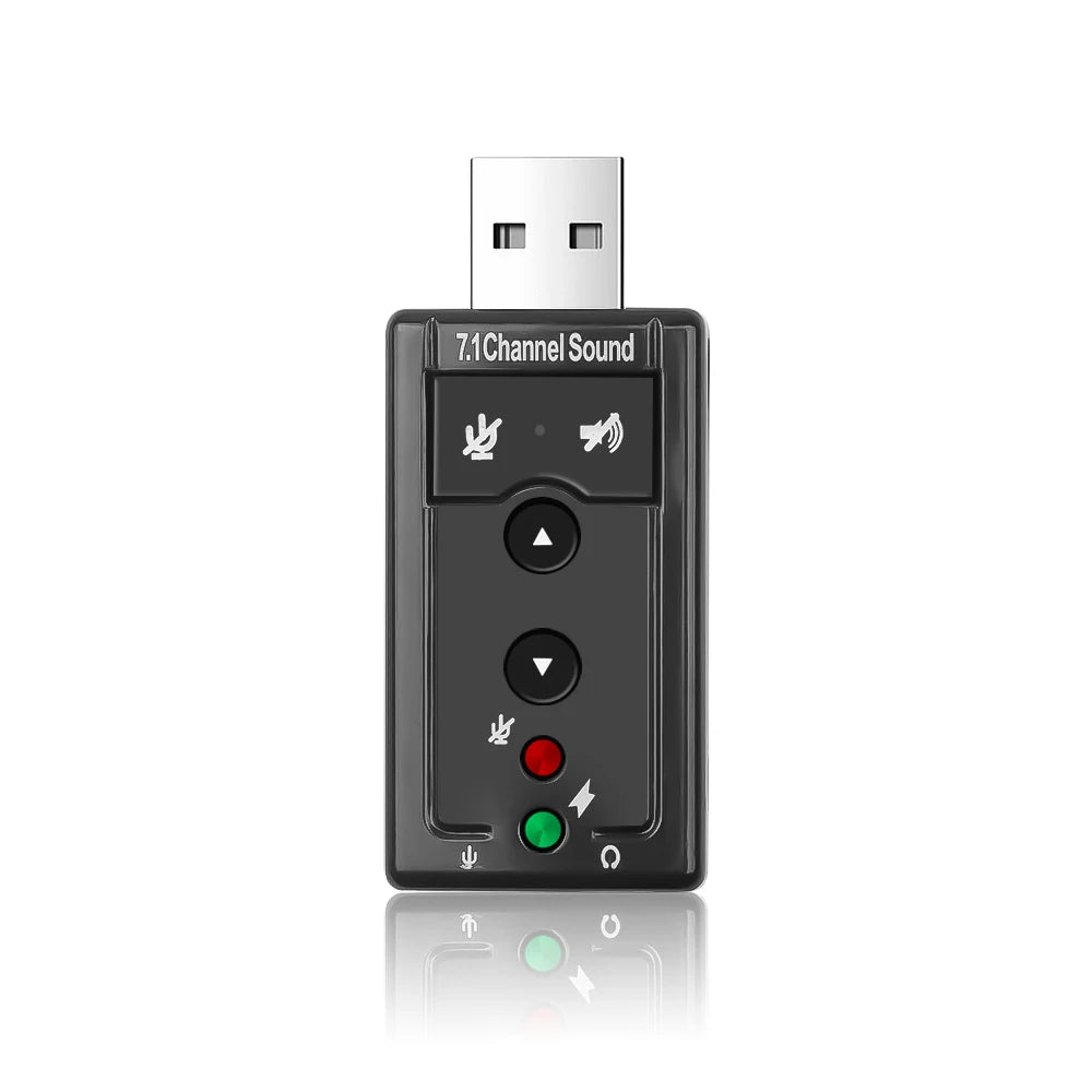 Mini External Usb To 3.5mm Mic Headphone Jack Stereo Headset 3d Sound Card Audio Adapter New Speaker Interface For Laptop Pi-Mart