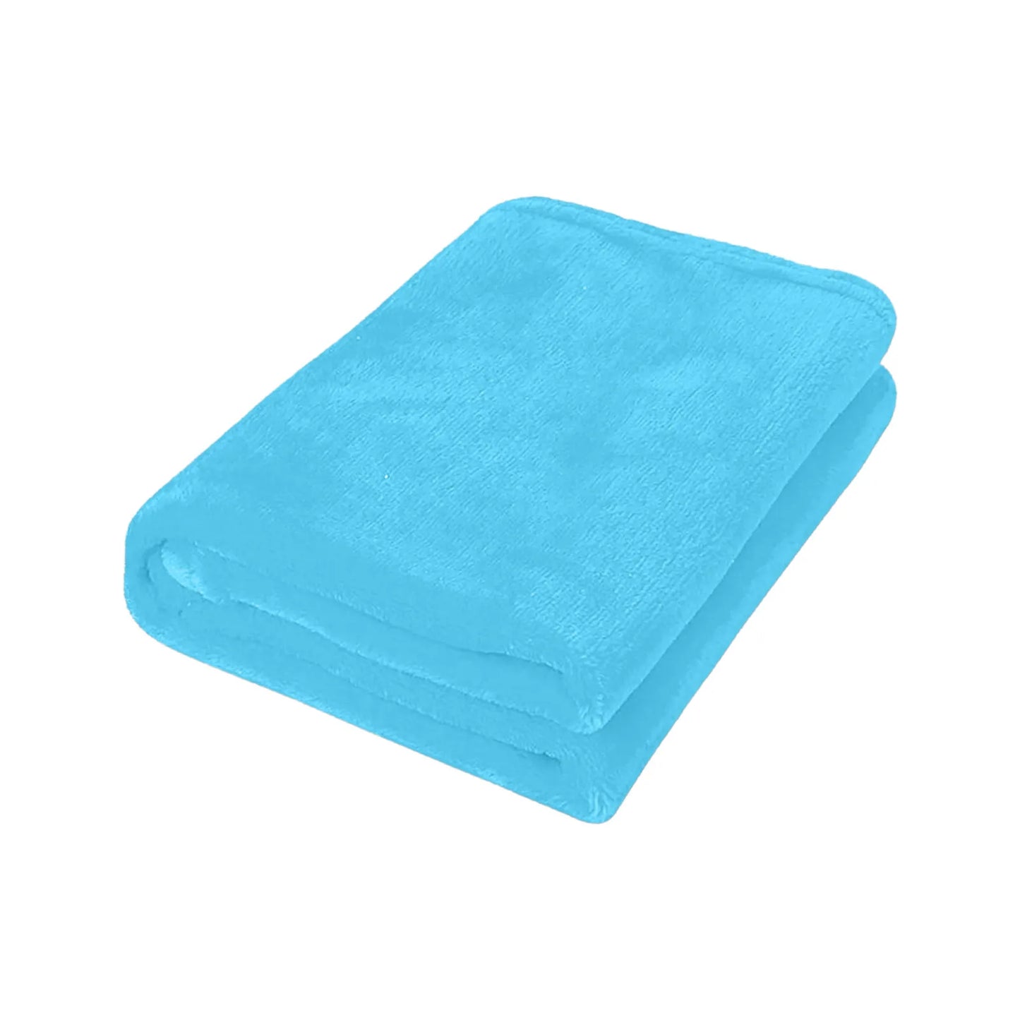 Plain Flannel Coral Blanket Small Fleece Sheet Super Warm Solid Micro Plush Fleece Blanket Throw Rug Sofa Bedding Supplies Pi-Mart