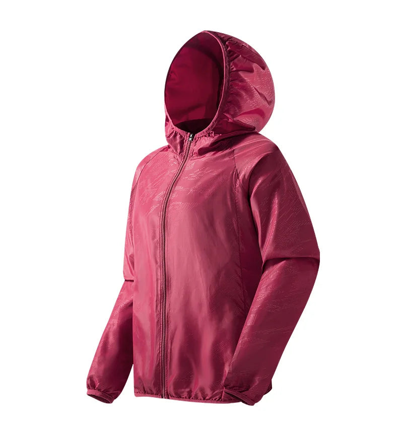 LNGXO Men's Women's Waterproof Hiking Jacket Quick Dry Sun Protection Windbreaker Camping Hunting Climbing Outdoor Rain Coat Pi-Mart