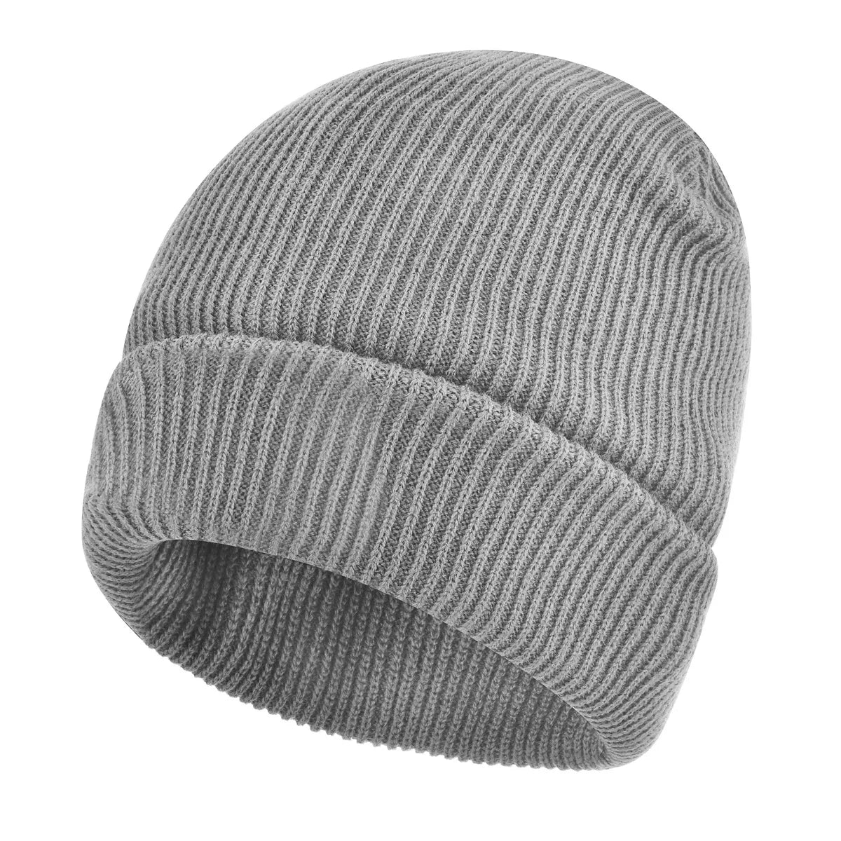 Waterproof Windproof Winter Warm Knit Beanie Fishing Hat Cap, Slouchy Soft Black Headwear Great for Winter Ski Walking Running Pi-Mart