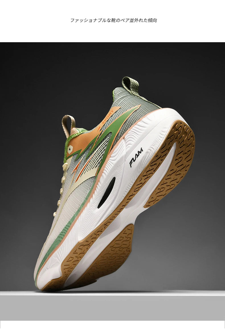Marathon Sneakers Men Running Shoes Anti-slip Comfortable Racing Carbon Board Training Mesh Tennis Shoes Casual for Women 2026 Pi-Mart