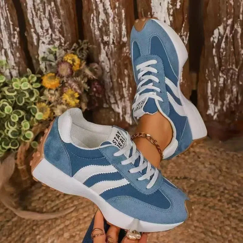 Women's Retro Sneakers Casual Running Shoes Fashion  Walking Shoes Lightweight Athletic Tennis Shoes for Ladies Pi-Mart
