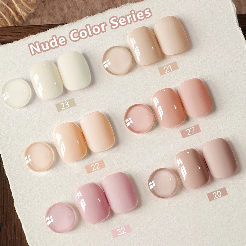 UR SUGAR 7ML Nail Gel Fresh Macaron 107 Colors All For Manicure Semi Permanent Soak Off LED UV Long-Lasting Nail Art Varnish Tri Light Beauty