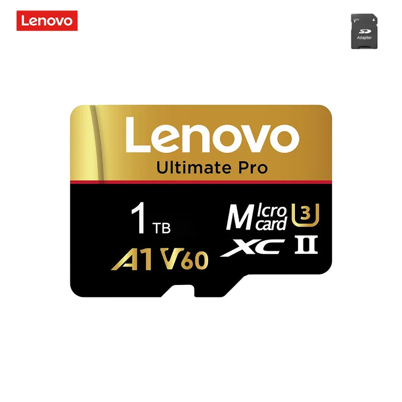 Lenovo 1TB Memory Card Stable Performance for Camera Surveillance Devices High Speed Micro TF SD Memory Card 512GB 256GB 128GB LadyShow.Store