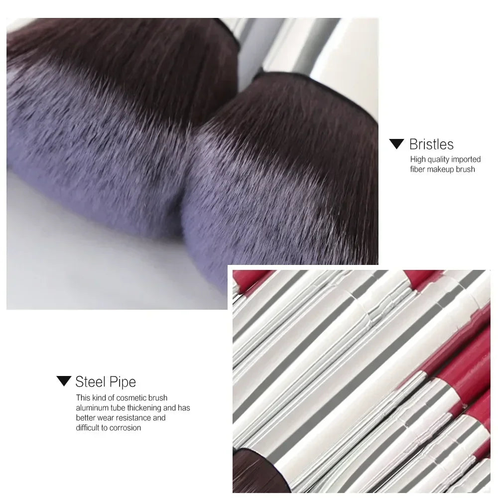 3/13/22pcs Professional Makeup Brushes Tools Set Make Up Brush Tools Kits for Eyeshadow Eyeliner Cosmetics Brushes Maquiagem Pi-Mart