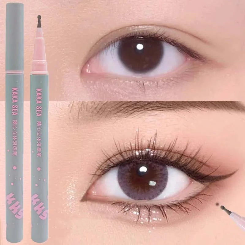 Realistic Natural Freckle Pen Fast Drying Waterproof Lifelike Round Head Freckle Spot Stamp Lasting Non-fading Dot Mole Make Up Pi-Mart