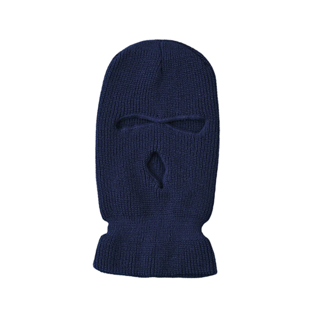 Winter Motorcycle Windproof Full Face Knit Hats Ski Mask Men Warm Wool Balaclava embroidery Winter hats Knitted 3 Holes Ski Mask Pi-Mart