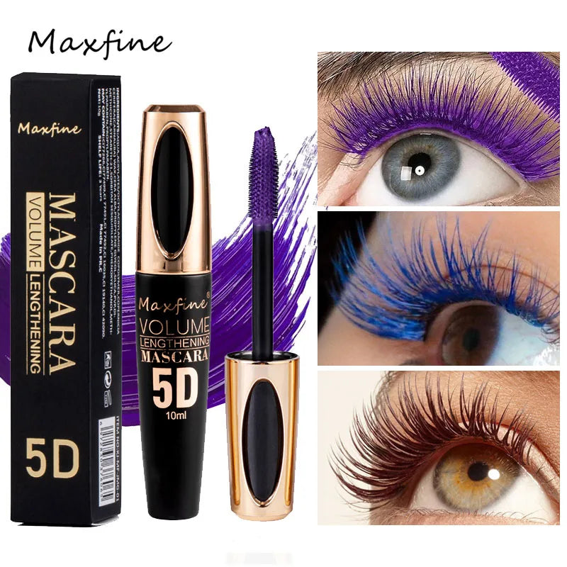 5D Silk Mascara with Big Eyes, Strong and Lasting Black Content and Length, Waterproof and Non-caking, and Prolonged Mascara. LadyShow.Store