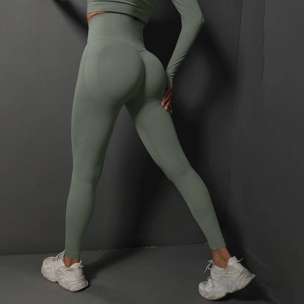 Seamless Gym Leggings Women Yoga Pants Sexy High Waist Booty Lifting Leggings Pants Women Sports Clothing Fitness Wear Pi-Mart