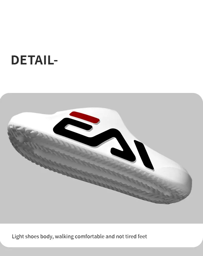 Extra-thick Sole Men Soft Air Cushion Casual Slippers EVA Sandals Fashion Flip Flops Outdoor Summer Seaside Beach Shoes Pi-Mart