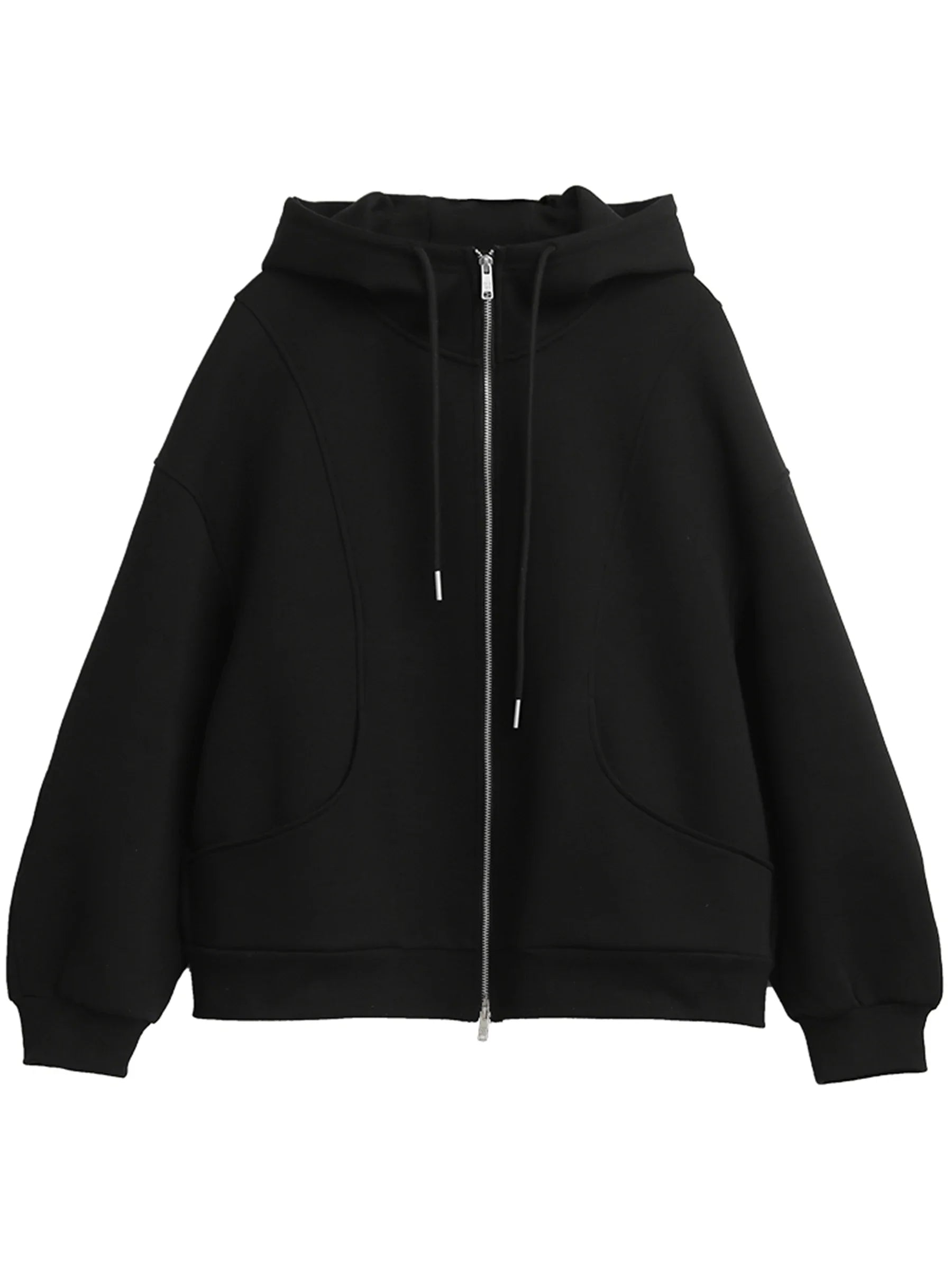 CHIC VEN Women Sweatshirts Loose New Drawstring Hooded Female Jacket BF Style Woman Sports Coat Spring Autumn 2025 LadyShow.Store