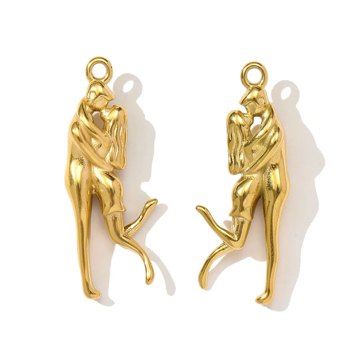 3pcs/Lot Stainless Steel 3D The Triumphal Arch Lovers Pendants Boot Heart Eye DIY Charms Women French Love Dog Dream Jewelry Pi-Mart