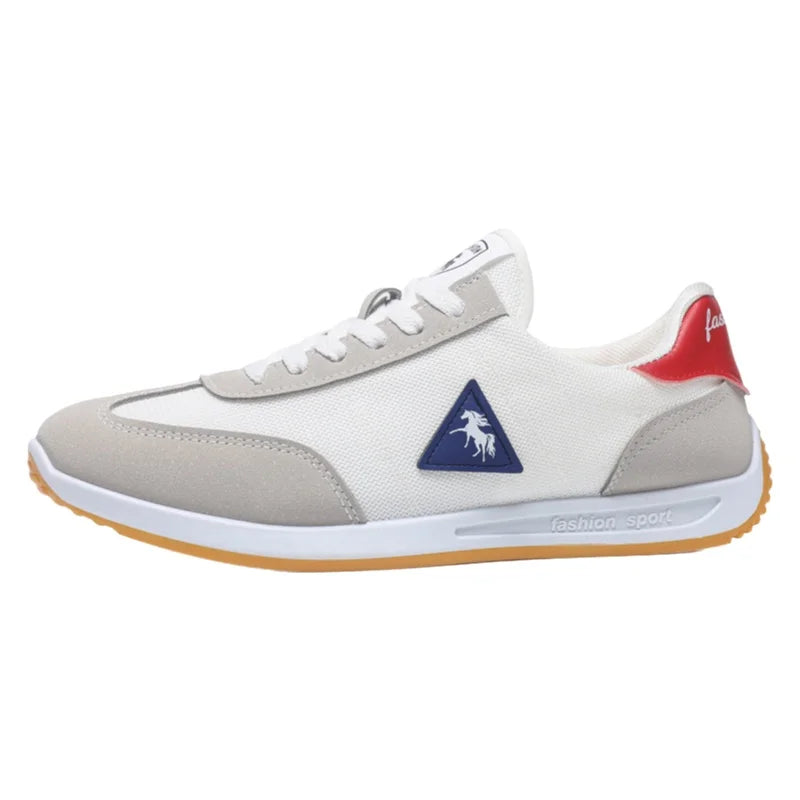 New 2026 Men's Casual Comfortable Breathable Sports Shoes Lightweight Anti-slip Wear-resistant Canvas Low-top round Toe Slip-On Pi-Mart