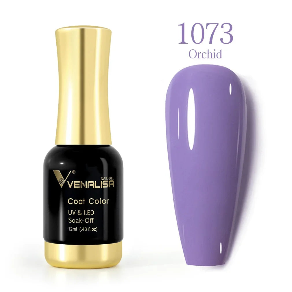 VENALISA Nail Gel Varnish TPO FREE Soak Off UV LED Organic Odorless Enamels Nail Art Colors 12ml 120Colors UV Gel Nail Polish Tri Light Beauty