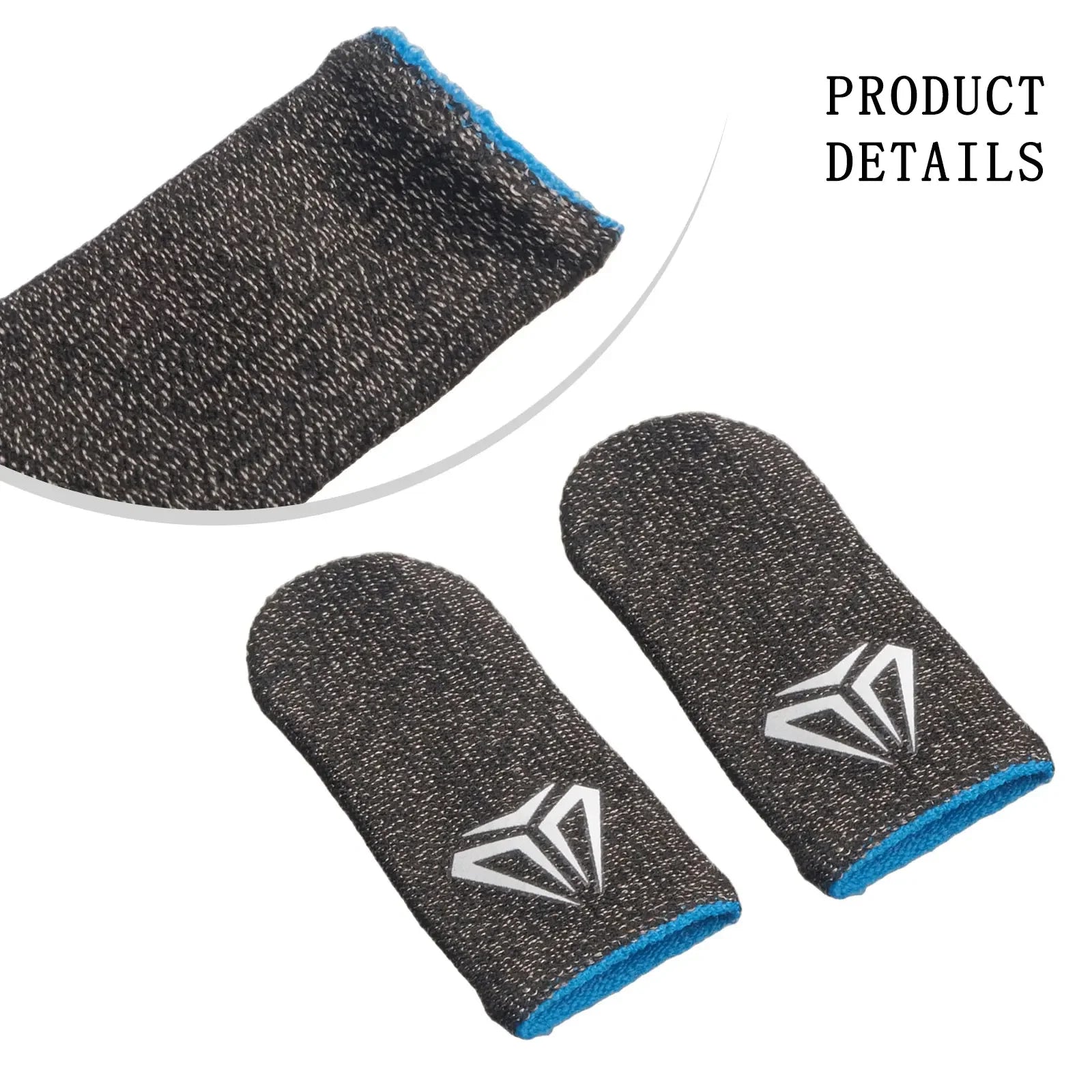 Hot Sales Game Fingertip Gloves Sweatproof Anti-slip Gamer Thimbles Touch Screen Finger Sleeve Breathable Fingertip Parts Pi-Mart