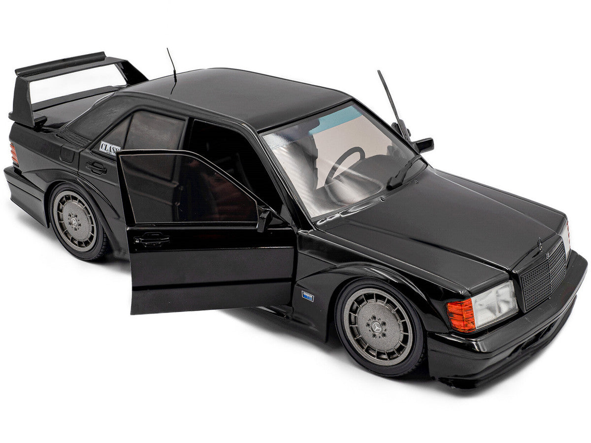 Mercedes Benz 190 Evolution II (W201) "Solido Works" Black 1/18 Diecast Model Car by Solido LuxuryLifeWay Online Store