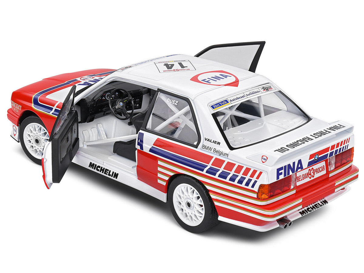 BMW E30 M3 #14 Marc Duez "Belgian Procar Championship" (1993) "Competition" Series 1/18 Diecast Model Car by Solido LuxuryLifeWay Online Store